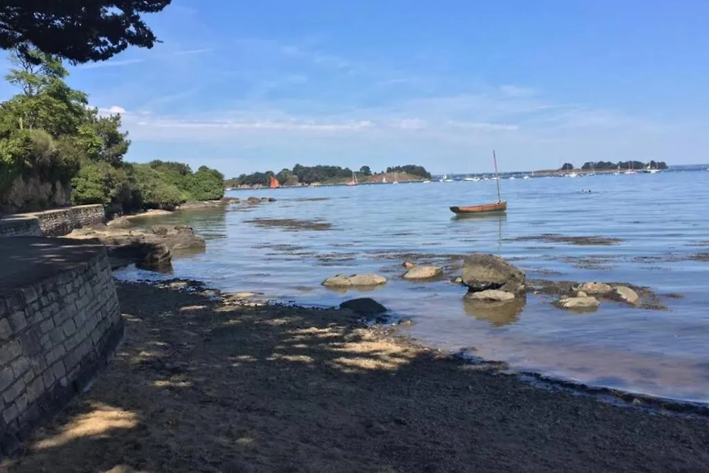 KERAUDREN RHUYS - Longère XVIIIe - 10 pers - 4 chb - plage à pied Saint-Gildas-de-Rhuys Hébergement de vacances